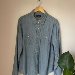 Madewell Denim Perfect shirt in winterdale wash